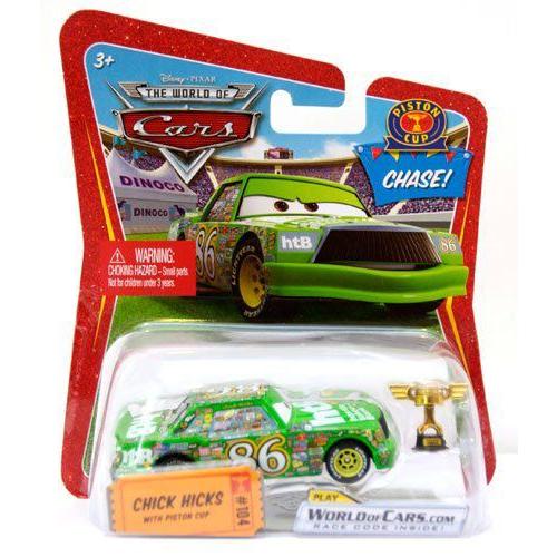 ディズニー ピクサー Cars Chick Hicks with Piston Cup 1:55 CHASE