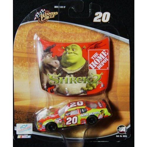 Winner's Circle Nascar ナスカー #20 Tony Stewart Home Depot Shrek 2 Hood Diecast Carミニカー モデ｜value-select