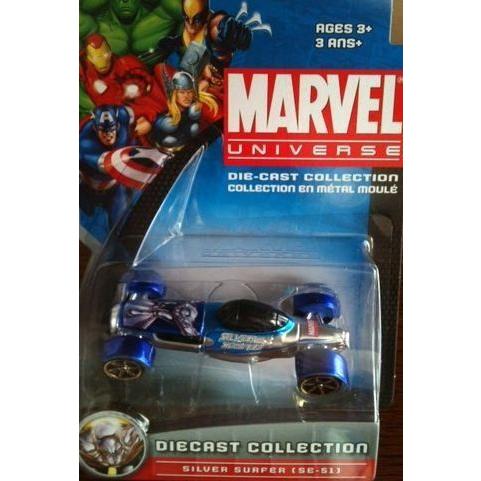 SILVER SURFER [SE-51] Marvel Universe Die-Cast Collection (Fantastic Four)ミニカー モデルカー ダイ｜value-select