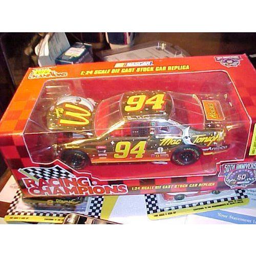 NASCAR 1:24 スケール H/O Die Cast Stock Car Replica * #94 Bill Elliott Golden Chrom Mac Tonight fo