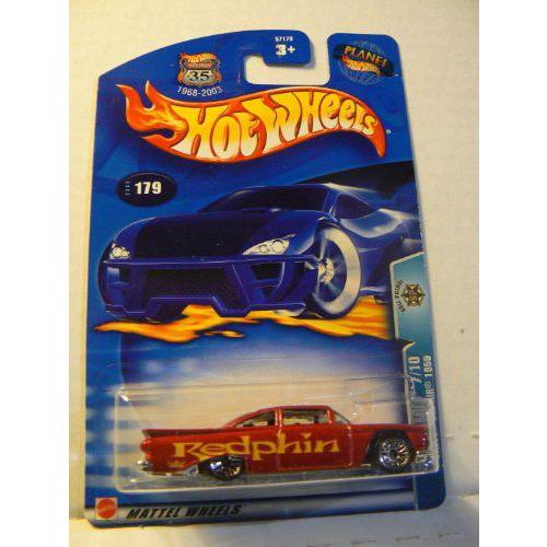 『コール Hot Wheels ホットウィール Roll Patrol 7/10 Chevy シボレー Bel Air 1959 2003 #179 Candy Apple Redミ