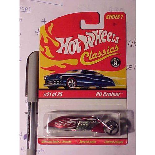 Hot Wheels ホットウィール Classics from 2004 * Pit Cruiser * #21 of 25 Red with flames Series 1ミ