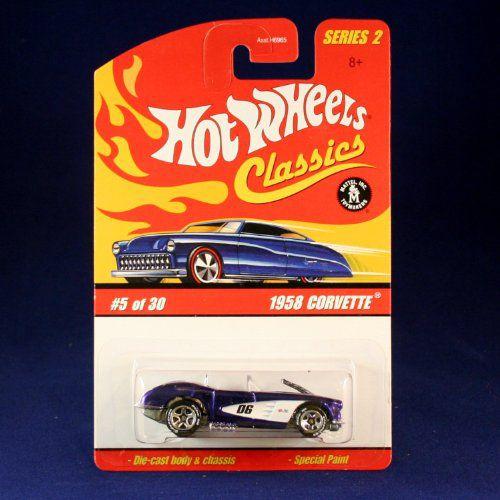 1958 CORVETE (BLUE) 2005 Hot Wheels ホットウィール Classics 1:64 スケール SERIES 2 Die Cast Vehicl