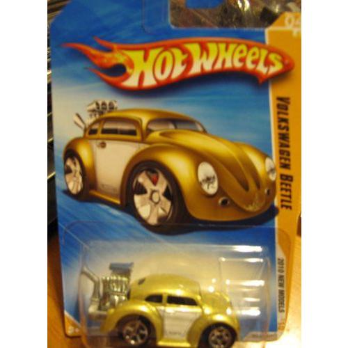 Hot Wheels ホットウィール 2010 New Models Volkswagen フォルクスワーゲン Beetle GOLD #004ミニカー
