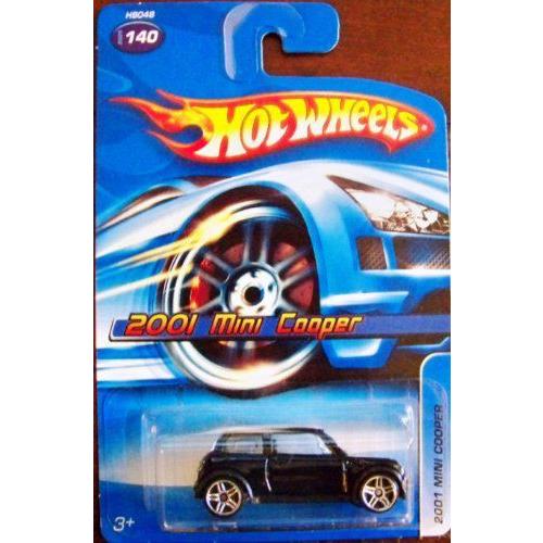 高品質 MINI 2001 Black COOPER #140ミニカ Car Cast Die Collectible スケール 1:64 ホットウィール Wheels Hot ミニカー