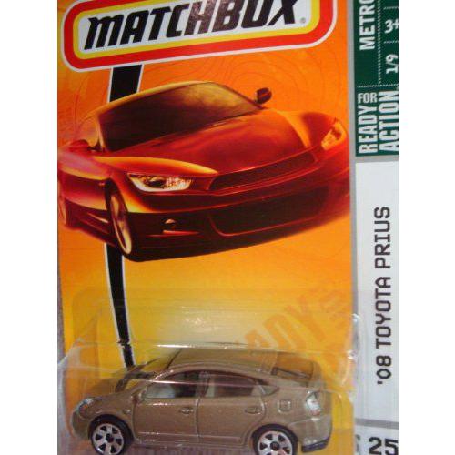 マッチボックス '08 Toyota Prius Metro Rides Series Tan #25 Olive 1/64 スケールミニカー モデルカー