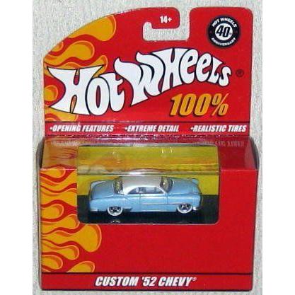 Hot Wheels ホットウィール 100% Custom '52 Chevy シボレー Diecast Car by Mattelミニカー モデルカー