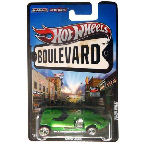 2011 Hot Wheels ホットウィール Boulevard TWIN Mill (green) Show Rods series 1:64 scale (2.75 inch)
