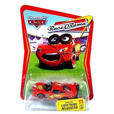 ディズニー / ピクサー CARS Movie 1:55 Die Cast Race-O-Rama Package Spin Out Lightning McQueenミニ