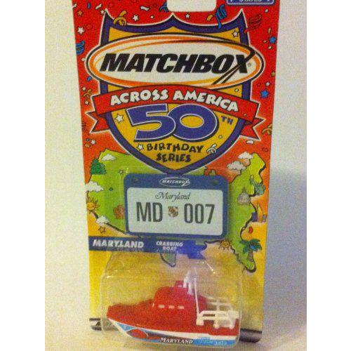 マッチボックス Across America 50th Birthday Series, Maryland - Crabbing Boatミニカー モデルカー ダ