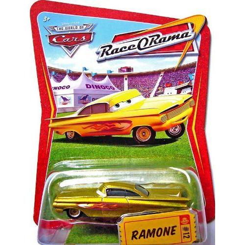 ディズニー ピクサー Cars Race O Rama Yellow Ramone #12ミニカー モデルカー ダイキャスト