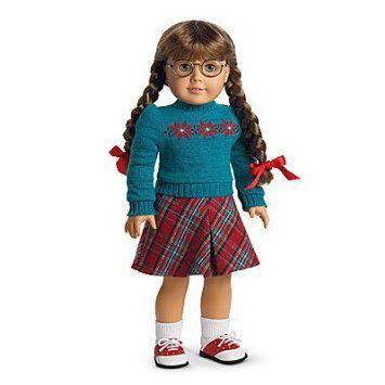 American Girl (アメリカンガール) Molly´s Holiday Sweater & Skirt Set for 18