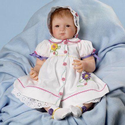 Ashton Drake HANL Dressed to Delight Baby Girl Doll ドール 人形 フィギュア