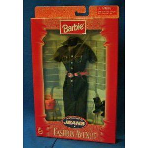 Barbie(バービー) Authentic Jeans Fashion Avenue - Denuim Outfit with Accessories (1998) ドール 人