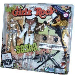 Bratz (ブラッツ) Girlz Really Rock 10 Inch Doll Playset - SASHA the Hip Hop Hottie with 2 Sets of