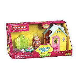 Fisher Price (フィッシャープライス) Hideaway Hollow Priscilla Pretend's Playhouse Set