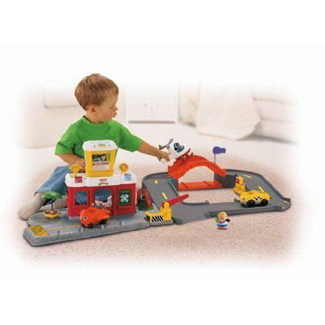 Fisher-Price (フィッシャープライス) Little People Airport Playset - Red