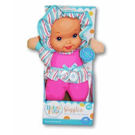 Seedlings Baby's First Doll That Giggles-Blue Hat ドール 人形 フィギュア