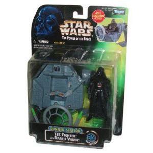 Star Wars (スターウォーズ) Power of the Force Gunner Station TIE Fighter with Darth Vader