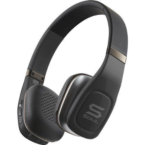 SOUL SV3 BLK Volt Pro Bluetooth対応 マイク付属ワイヤレス・オンイヤー・ヘッドホン(ヘッドセット)