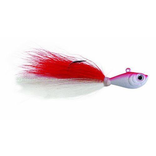 Spro Bucktail Jig-Pack of 1 Red/White 3-Ounce