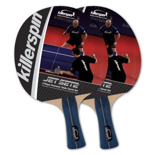 Killerspin Jet Set 2-pack Table Tennis Racket Set