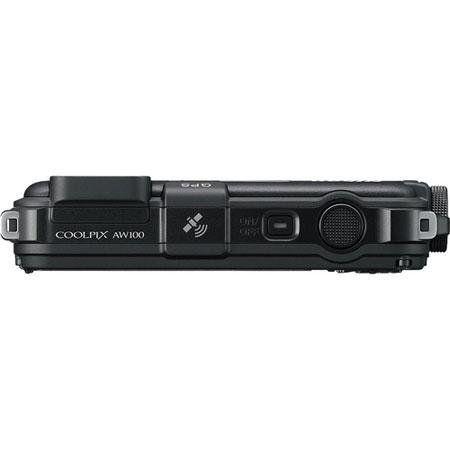 Nikon ニコン Coolpix AW100 Waterproof Digital Camera (Black Nikon ニコン Coolpix AW100 Waterproof Digital Camera (Black