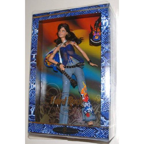 超小型PC 2005 Barbie(バービー) Collector Silver Label， Hard Rock Barbie(バービー) Doll with Guitar and Excl