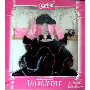 Barbie(バービー) - Fashion Avenue DELUXE - Silver Sequined top - Black fish-net dress ドール 人形