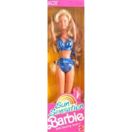 Barbie(バービー) Sun Sensation JAZZIE Doll w Dazzling Jewelry! (1990) ドール 人形 フィギュア