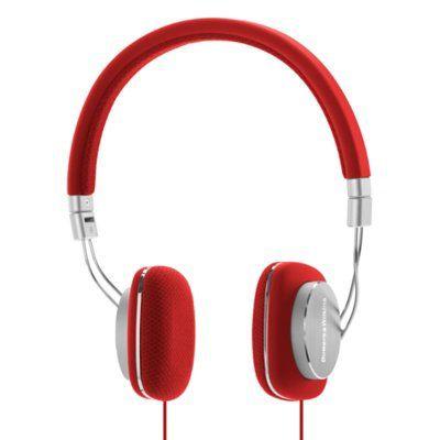 Bowers & Wilkins P3 レッド 有線ヘッドホン Amazon.co.jp: Bowers & Wilkins P3 On Ear Headphones - Red