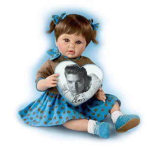 Cheryl Hill The Blue Suede Shoes Elvis Inspired Baby Doll by Ashton Drake ドール 人形 フィギュア