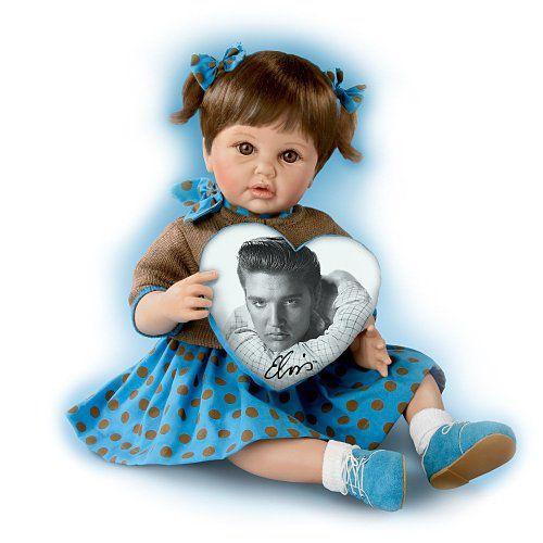 本物新品保証 Cheryl Hill The Blue Suede Shoes Elvis Inspired Baby Doll by Ashton Drake ドール 人形 フィギュア