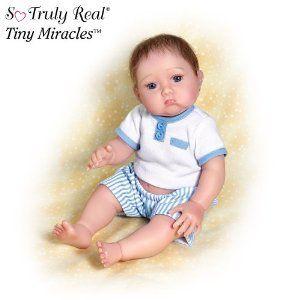 Cindy McClure Christopher Needs A Kiss Baby Boy Doll by Ashton Drake ドール 人形 フィギュア