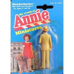 Little Orphan Annie Miniatures ROOSTER HANNIGAN Figure The World of Annie - MANUFACTURE ERROR PACK