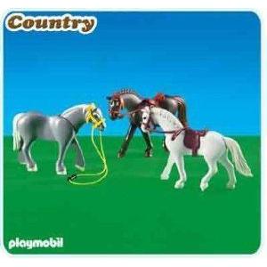 Playmobil 6257 3 chevaux Nouveaute 2013