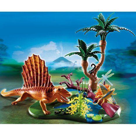 Playmobil Dimetrodon Playmobil 6596 Dinosaurs Dimetrodon with Pond