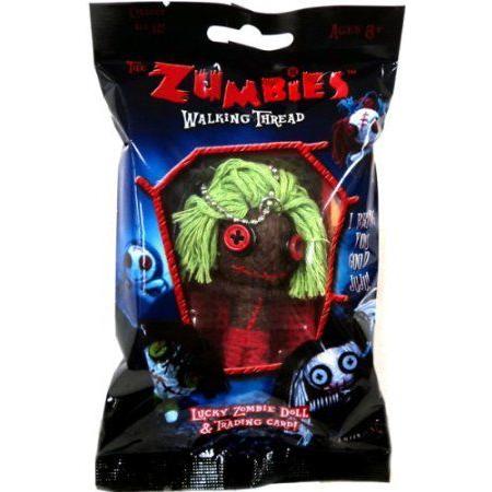 The Zumbies: Walking Thread Lucky Zombie Doll & Trading Card Keychain - Smitty ドール 人形 フィギ