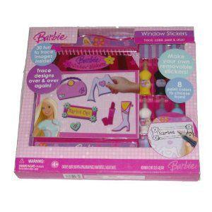 Barbie(バービー) Window Stickers Trace & Peel Images Fun Craft Activity Set ドール 人形 フィギュア