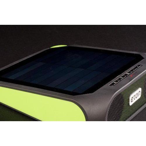 最終在庫限り Eton Rugged Rukus 全天候型 ポータブル ソーラー充電 ワイヤレス Bluetooth スピーカー (Green)