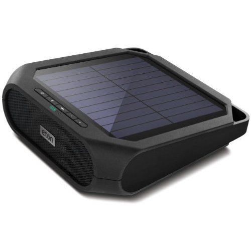 Eton Rugged Rukus 全天候型 ポータブル ソーラー充電 ワイヤレス Bluetooth スピーカー (Black)