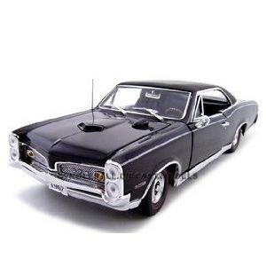 1967 Pontiac GTO Hard Top 1/24 Starlight Black ミニカー ダイキャスト 車 自動車 ミニチュア 模型