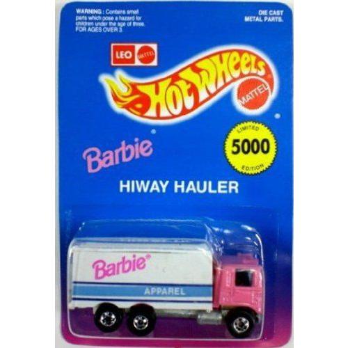 割引卸し売り Hotwheels (ホットウィール) Pink Barbie Apparel Hiway Hauler #1174- 限定品 of 5000 Made in India by