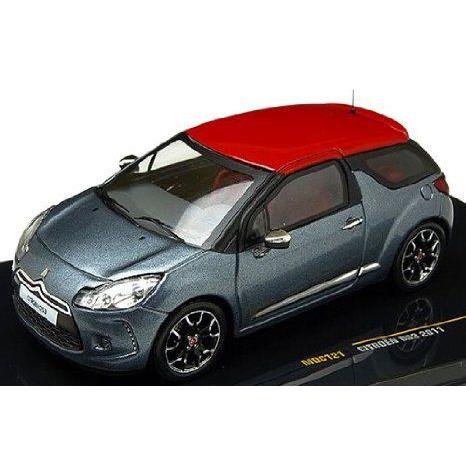 Ixo 1/43 スケール Prefinished Fully Detailed ダイキャスト Model, 2011 Citroen (シトロエン) DS3 ク