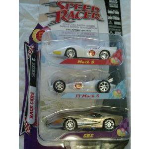Speed Racer 1:55 Collectible Easter Edition 2009, Mach 5/ F1 Mach 5/ Grx ミニカー ダイキャスト 車