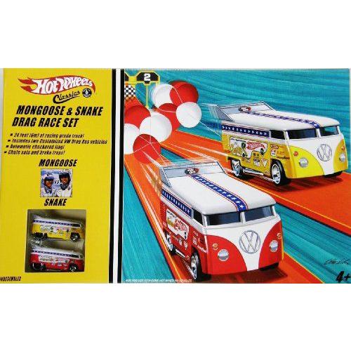 Hot Wheels DRAG BUS 2台セット‼️希少‼️ Hot Wheels (ホットウィール) Snake & Mongoose Drag Race Set with 2