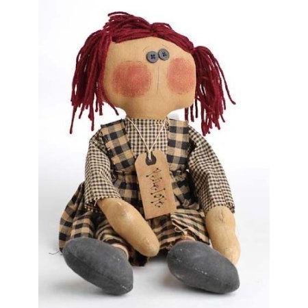19 Inch Tall Raggedy Penelope Doll - Vintage Look Rag Doll - Finished Product ドール 人形 フィギュ