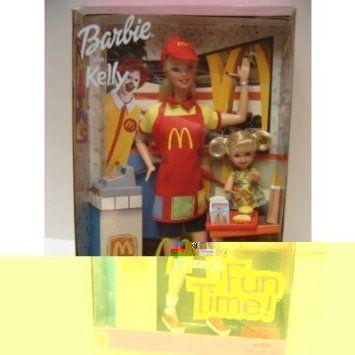 Barbie(バービー) and Kelly McDonalds (マクドナルド) Fun Time! Dolls Set (2001) ドール 人形 フィギ