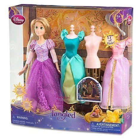 Disney (ディズニー)Tangled Rapunzel Boutique Set -- 7-Pc. ドール 人形 フィギュア