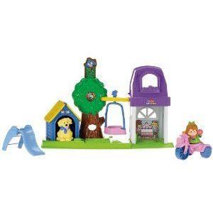 Fisher-Price (フィッシャープライス) Little People Peek n Discover Backyard